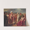 Achilles Presenting The Prize Of Wisdom To Nestor by Charles-Philippe Auguste Larivière
