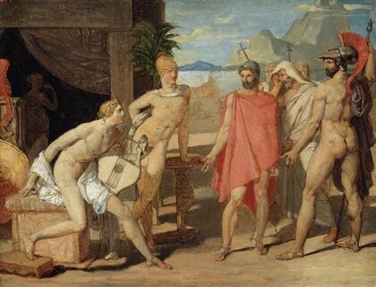 Achilles Receiving in his Tent the Envoys of Agamemnon