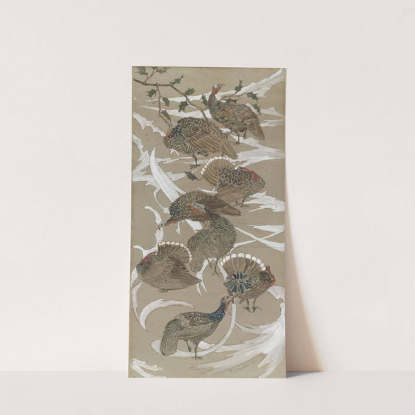 Acht kalkoenen (1892) by Theo van Hoytema