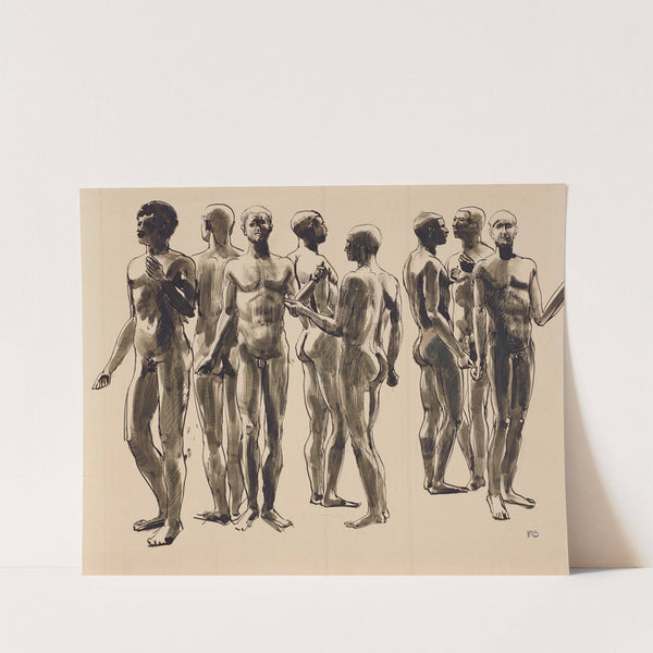 Acht männliche Akte (1922) by Franz Barwig the Elder