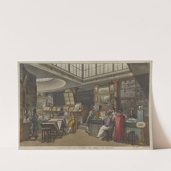 Ackermann’s Repository of Arts, 101 Strand (1809) by Thomas Rowlandson