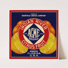 Acme Brand Indian River Citrus Fruit Label (1940)