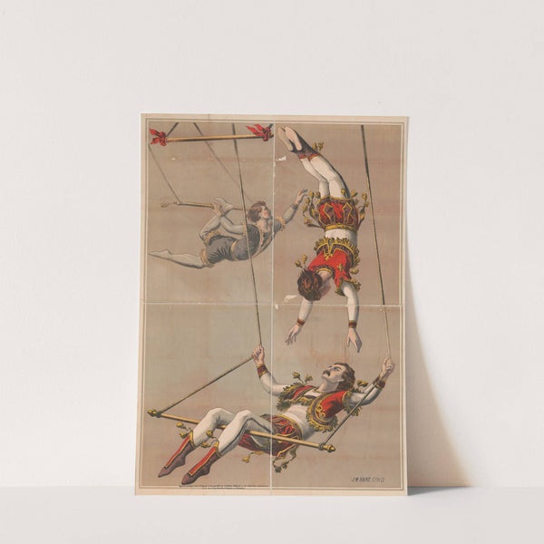 Acrobatic act (1871) by Russell, Morgan & Co.