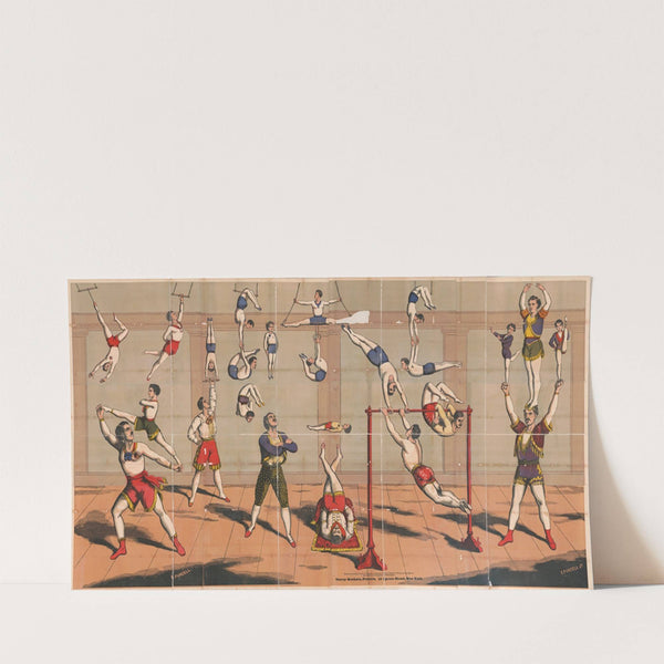 Acrobats (1872) by Torrey Brothers
