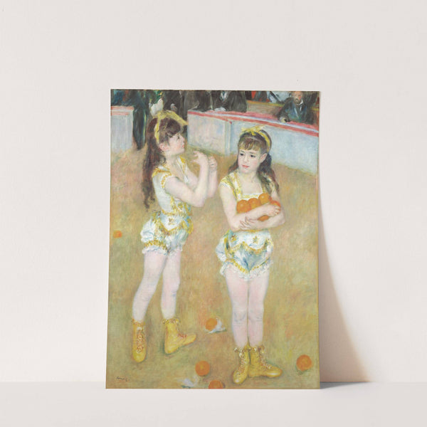 Acrobats at the Cirque Fernando (Francisca and Angelina Wartenberg) by Pierre-Auguste Renoir