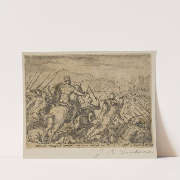 Acron angriber Romulus by Giovanni Battista Fontana