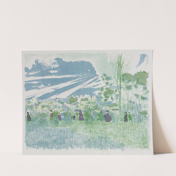 Across the Fields (1899) by Édouard Vuillard