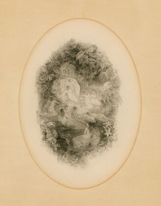 Act II, scene II, ‘Hence, away! Now all is well; one aloof stand sentinel.’ Midsummer night’s dream (1887)