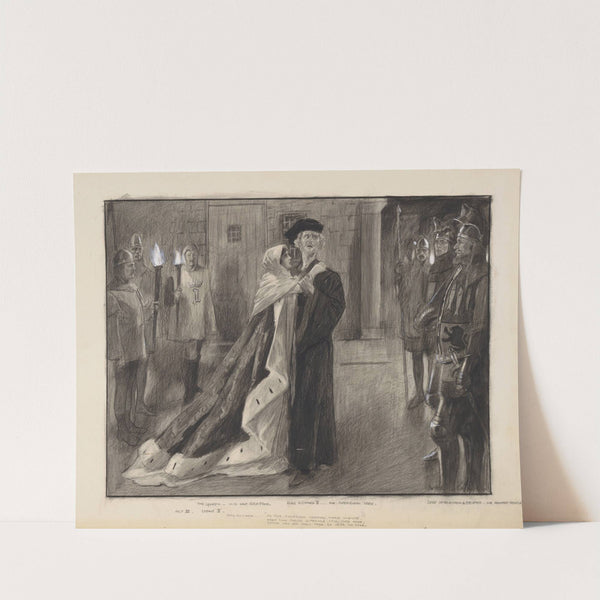 Act III, scene II, King Richard — ‘So two, together weeping, make one woe …’ (1903) by Balliol Salmon