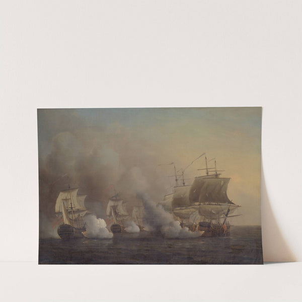 Action off the Cape of Good Hope by Samuel Scott
