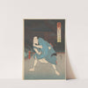 Actor in green and blue, gauffraged by Konishi Hirosada