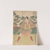 Actor with pole and sword by Toyokuni Utagawa