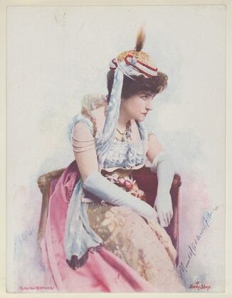 Actress as Becky Sharp (1900)