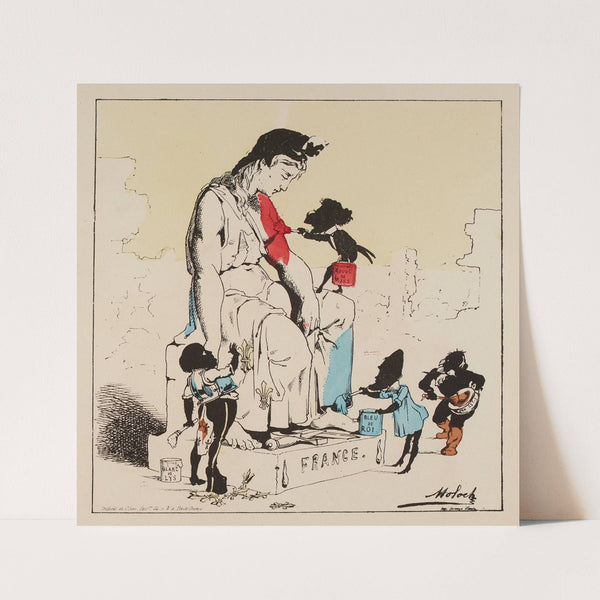 Cocher, vous allez me conduire à Belleville (1871) by Moloch (Alphonse Hector Colomb)