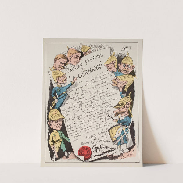 Actualité par Faustin. Proclamation du roi de Prusse by Faustin Betbeder