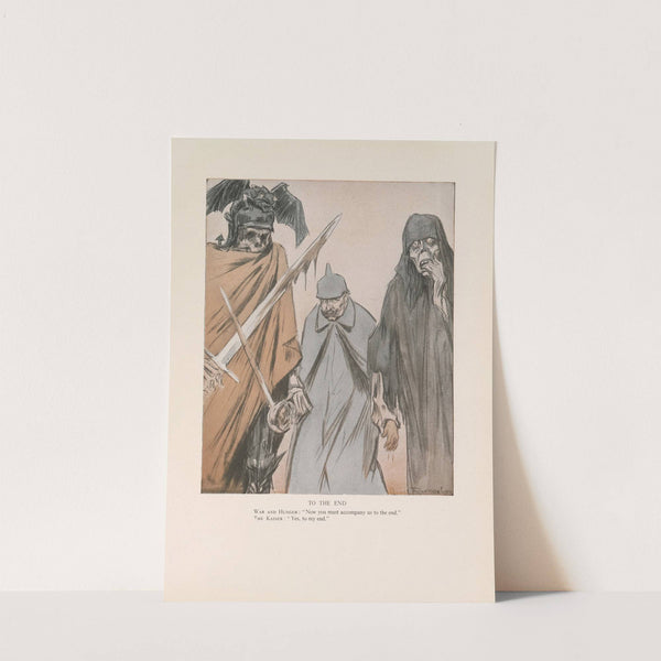 Ad Finem (1916-1917) by Louis Raemaekers