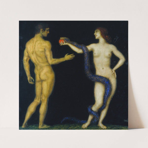Adam and Eve by Franz von Stuck