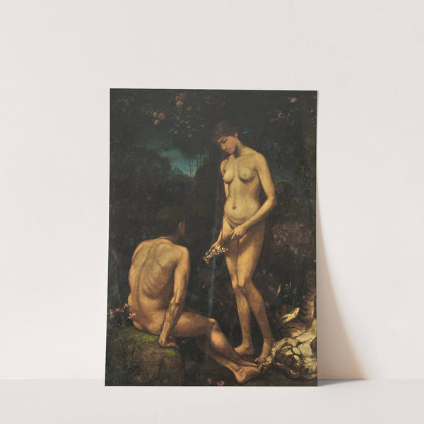 Adam and Eve (1886) by Hans Thoma
