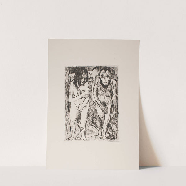 Adam and Eve (1917) by Max Beckmann