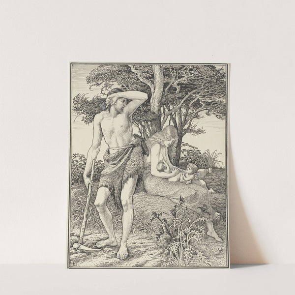 Adam and Eve (1855 - 1915) by Walter Crane