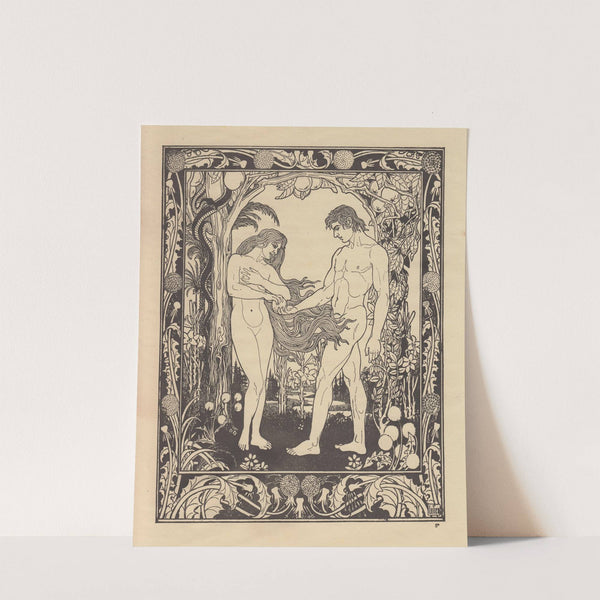 Adam and Eve by Ephraim Moses Lilien