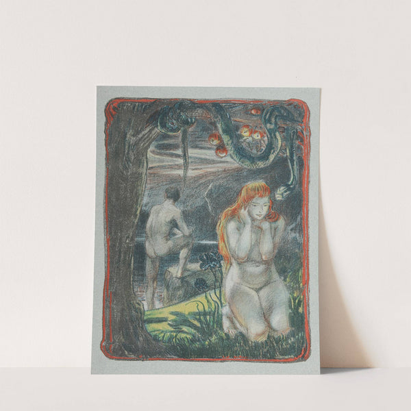 Adam and Eve (1897) by Ludwig von Hofmann