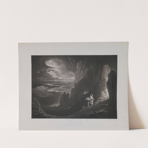 Adam and Eve Driven Out of Paradise (Book 12, Line 641) (1824–1827) by John Martin