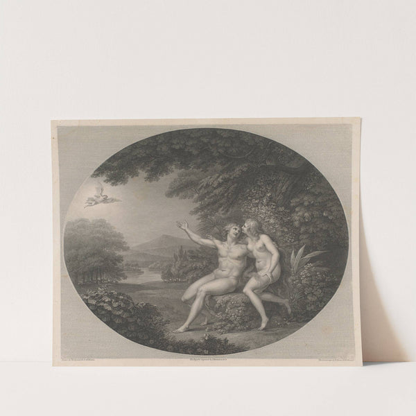 Adam and Eve in Paradise (1790) by Giovanni Battista Cipriani