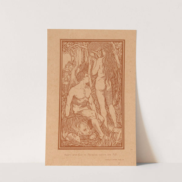 Adam and Eve in Paradise before the Fall (1898) by Johannes Josephus Aarts