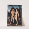 Adam and Eve in paradise (The Fall) (1533) by Lucas Cranach the Elder