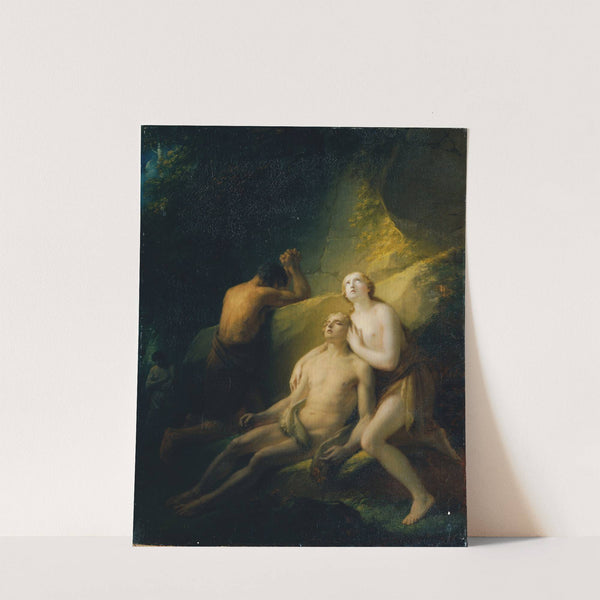 Adam and Eve mourn the dead Abel (1799) by Heinrich Friedrich Füger