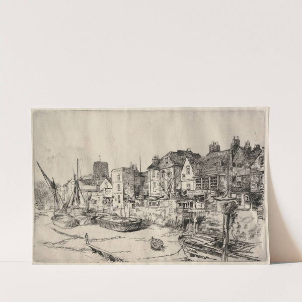 ‘Adam and Eve’ Tavern, Old Chelsea (1878) by James Abbott McNeill Whistler