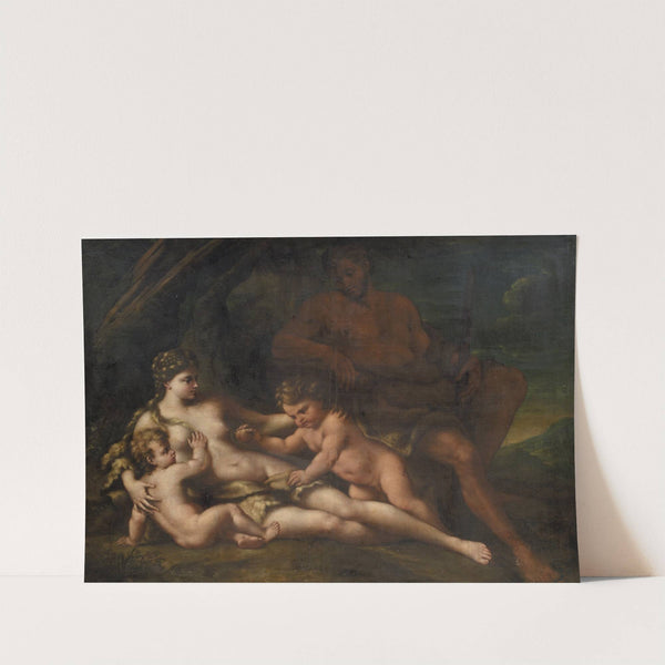 Adam and Eve with Cain and Abel by Nicola Vaccaro