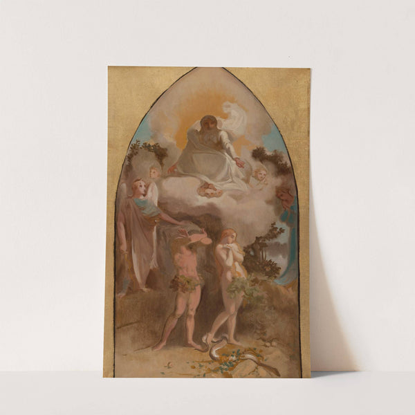 Adam et Eve chassés du paradis by Victor-Louis Mottez