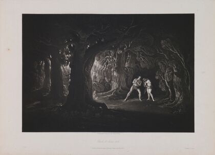 Adam Hearing the Voice of the Almighty (Book 10, Line 108) (1824–1827)