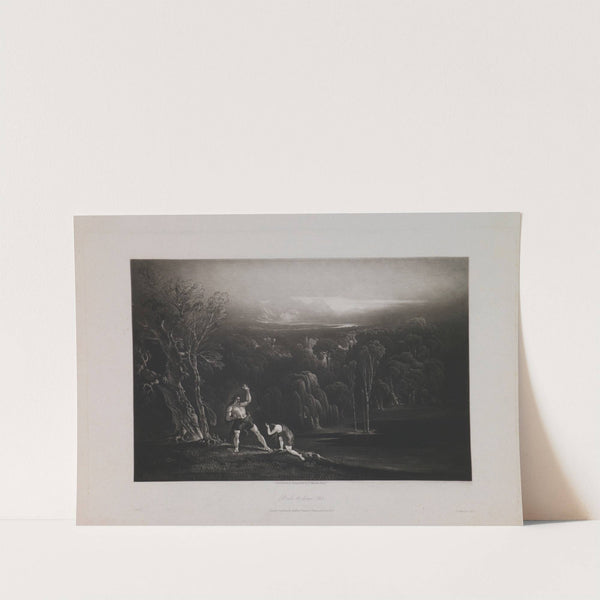Adam Reproving Eve (Book 10, Line 863) (1824–1827) by John Martin