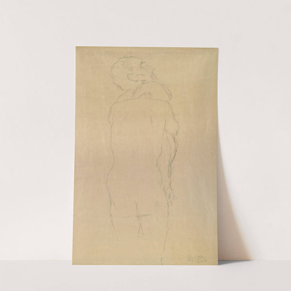 Adam und Eva Studie by Gustav Klimt