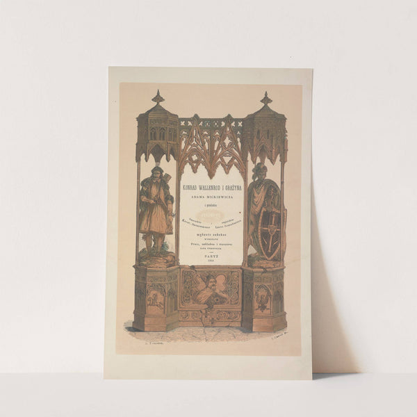 Adama Mickiewicza Konrad Wallenrod i Grazyna Pl.01 (1851) by Adam Mickiewicz