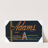Adams Brand Fancy Citrus Fruit Label (1930-1950)