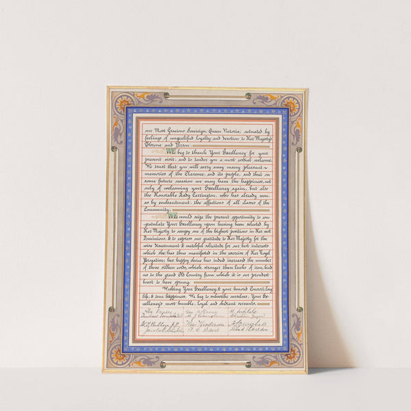 Addresses Presented To Lord Carrington Governor Of New South Wales, Pl.05 (1888)