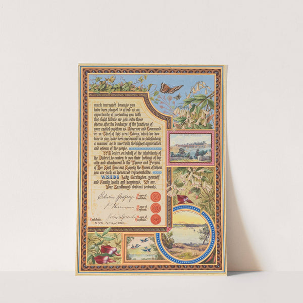 Addresses Presented To Lord Carrington Governor Of New South Wales, Pl.09 (1888)