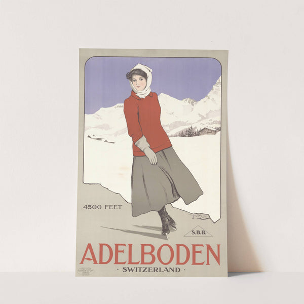 Adelboden Switzerland (1905) by Carlo Pellegrini