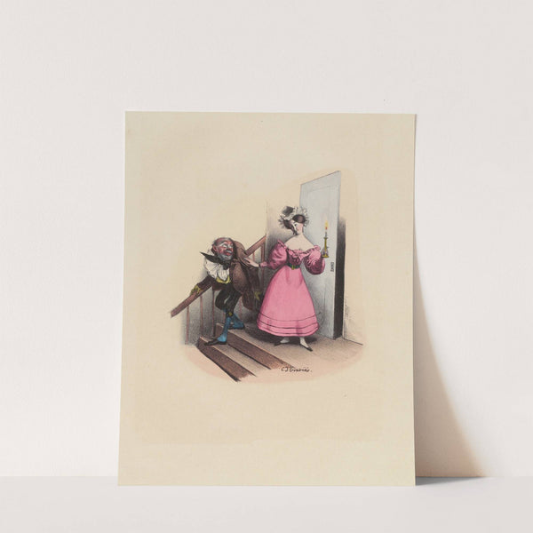 Adieu farçeuse, sois tranquille je reviendrai by Charles-Joseph Traviès de Villers