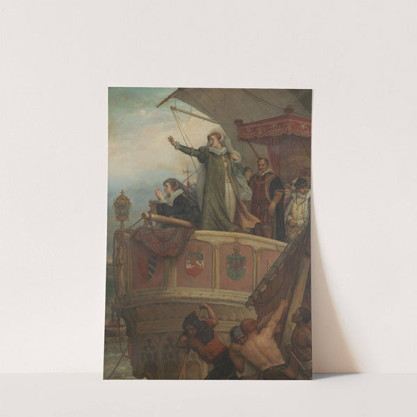 Adieux à la Chère France, 15 août 1561 by Eugène Siberdt