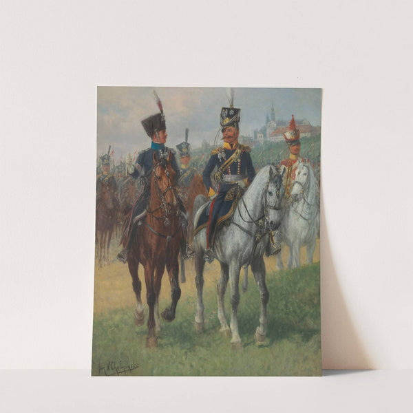 Adjutant to a Lieutenant-General, Colonel and Trumpeter of the 7th Uhlan Regiment by Jan Chełmiński
