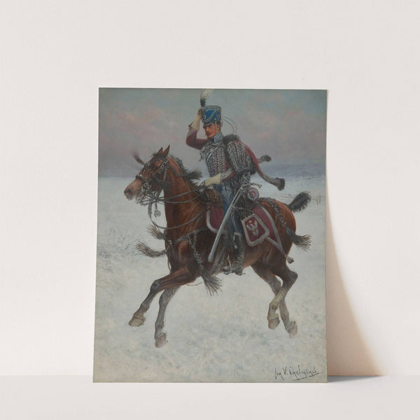 Adjutant to Prince Poniatowski by Jan Chełmiński