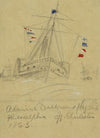 Admiral Dahlgrens flag ship Philadelphia-off. Charleston 1863