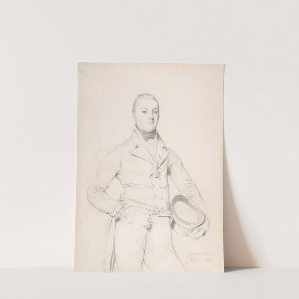 Admiral Sir Fleetwood Broughton Reynolds Pellew (1817) by Jean Auguste Dominique Ingres