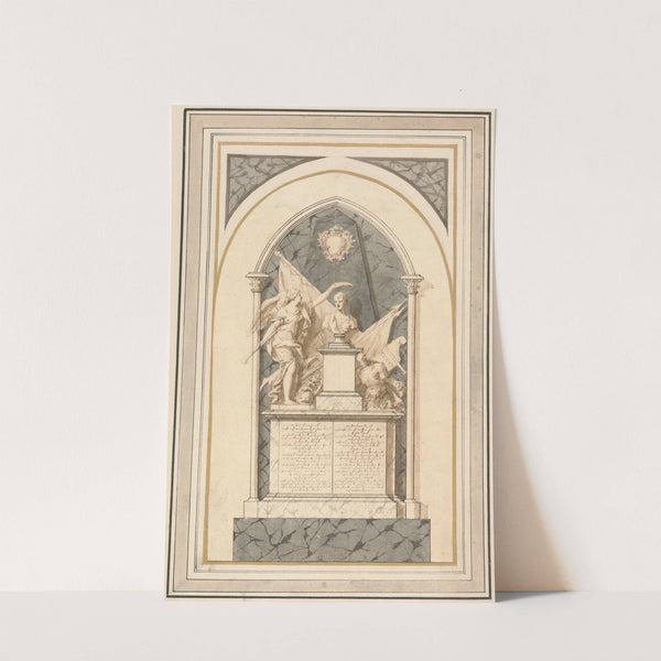 Admiral Vernon’s Monument in Westminster Abbey (ca. 1763) by John Michael Rysbrack