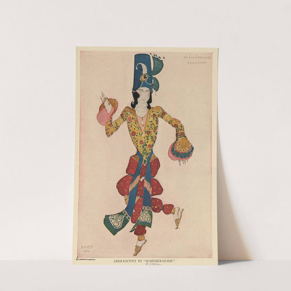 Adolescent in ‘Schéhérazade’ (1910 - 1916) by Léon Bakst